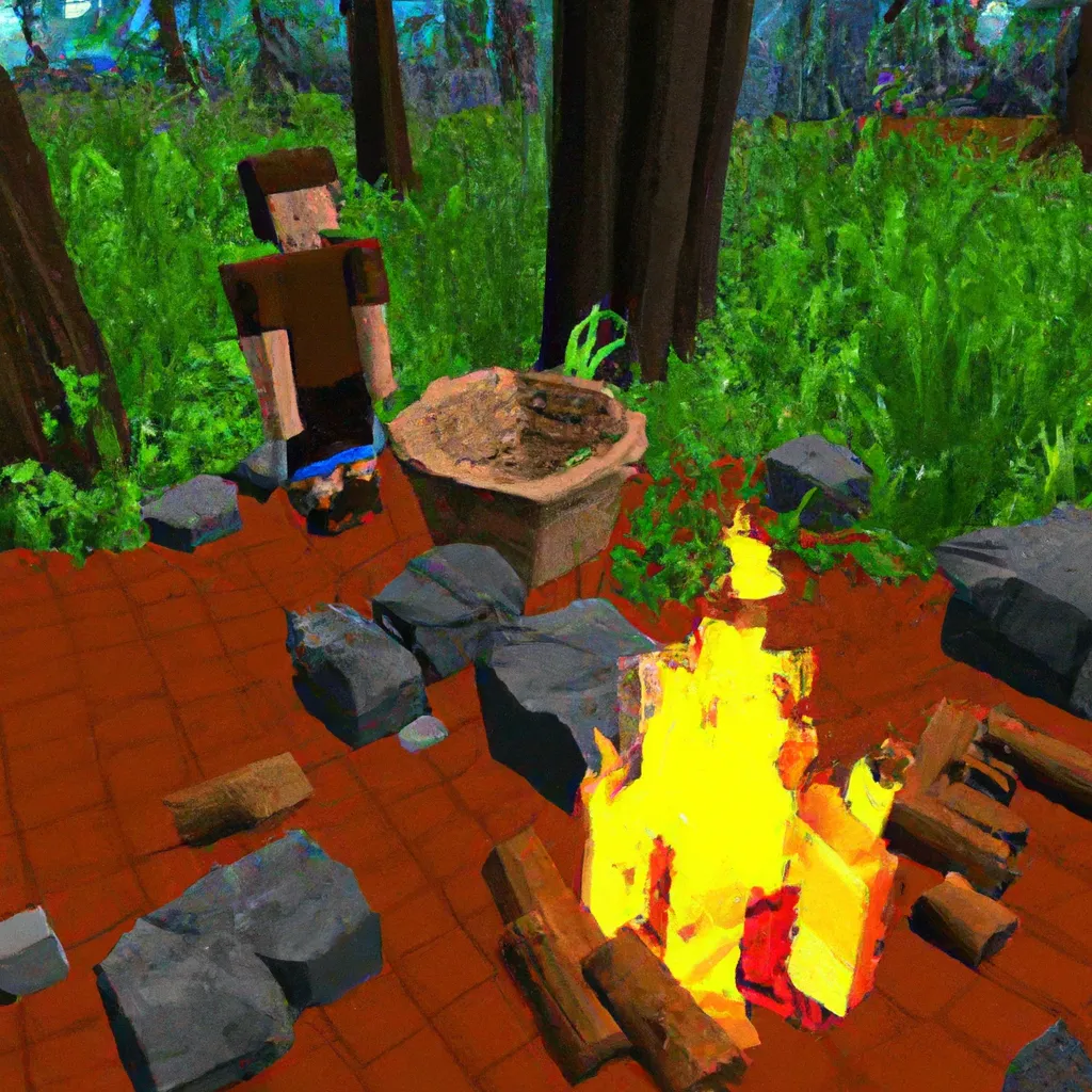 Jak zrobić ognisko w Minecraft?