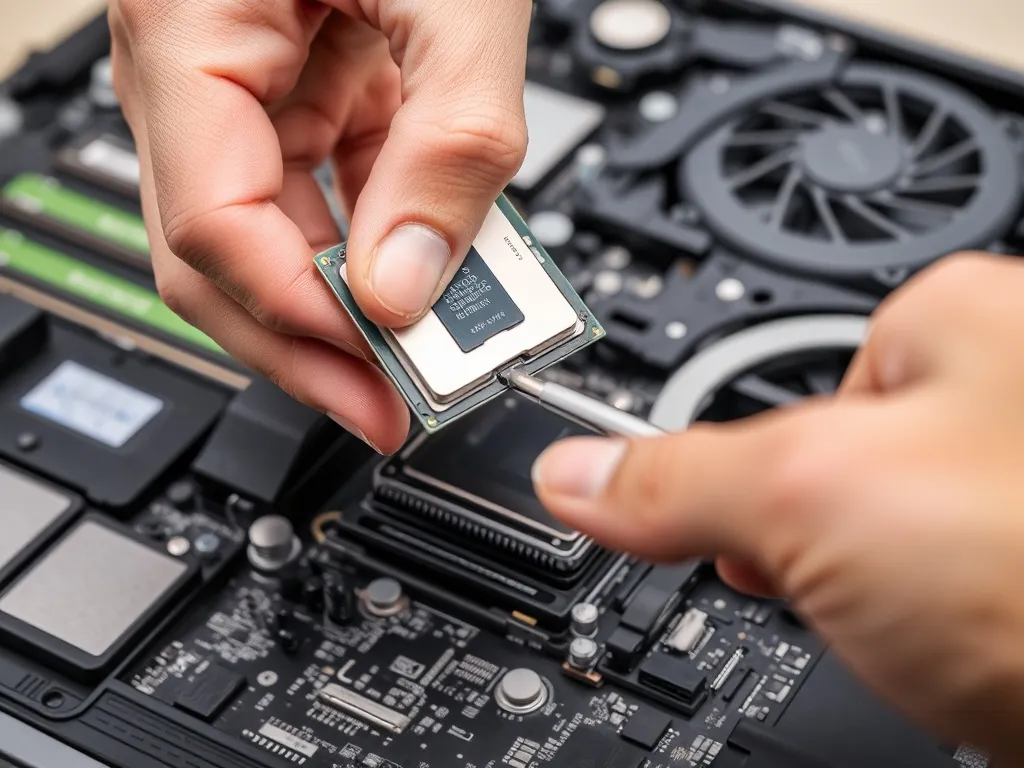 Jak przebiega wymiana procesora w laptopie? Porady krok po kroku