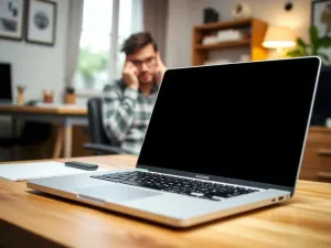 Czarny ekran w laptopie: co robić i jakie są najczęstsze przyczyny?