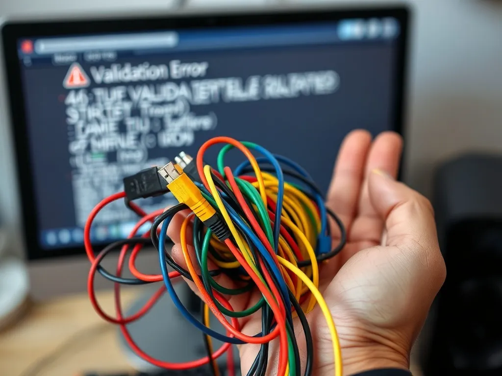 Błąd walidacji: co to jest i jak go naprawić?
